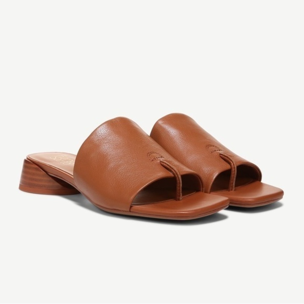 NEW Franco Sarto Loran Sandals in Brown Leather Size 8.5 Wide